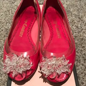 Juicy Couture Pink Patent Leather Flats